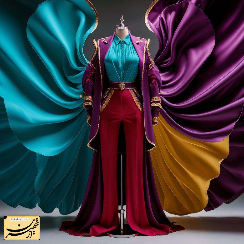 رنگ بندی جدید و مدل لباس مجلسی زنانه