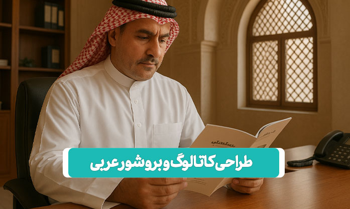 طراحی کاتالوگ و بروشور به زبان عربی برای صادرات محصول