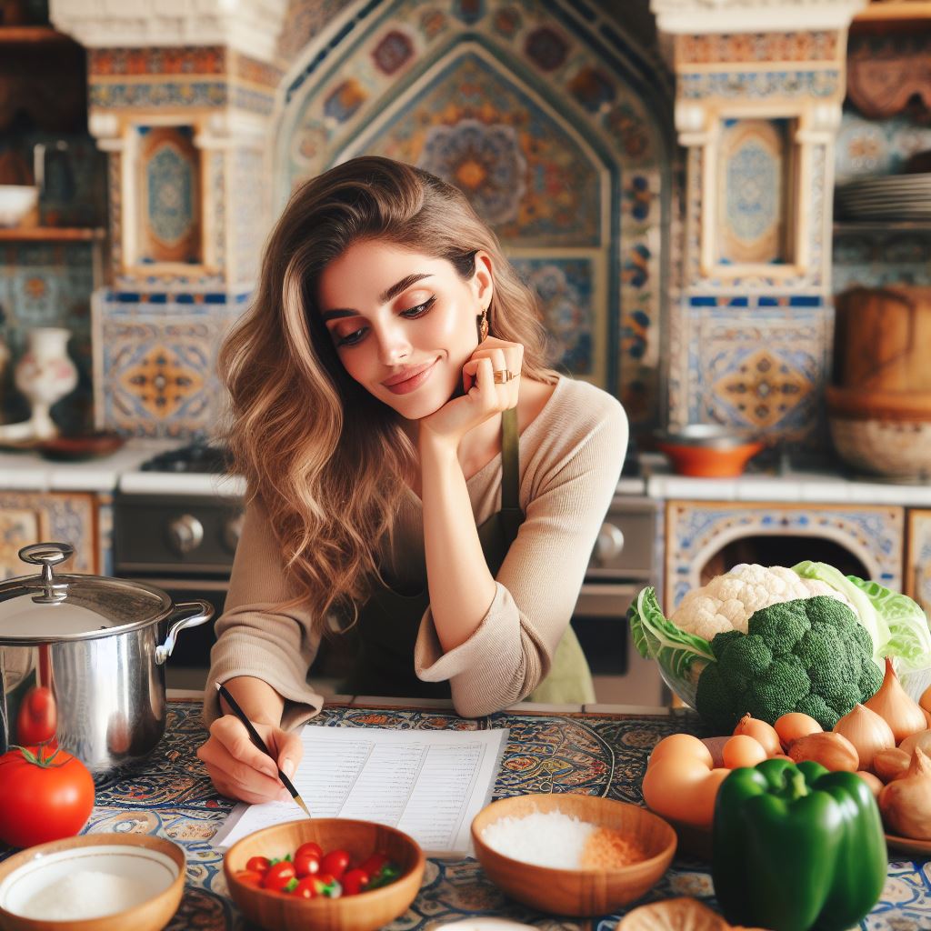 لیست غذا برای یکماه