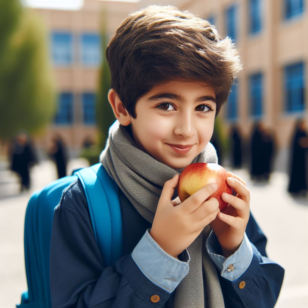 میان وعده برای دانش آموزان مدرسه